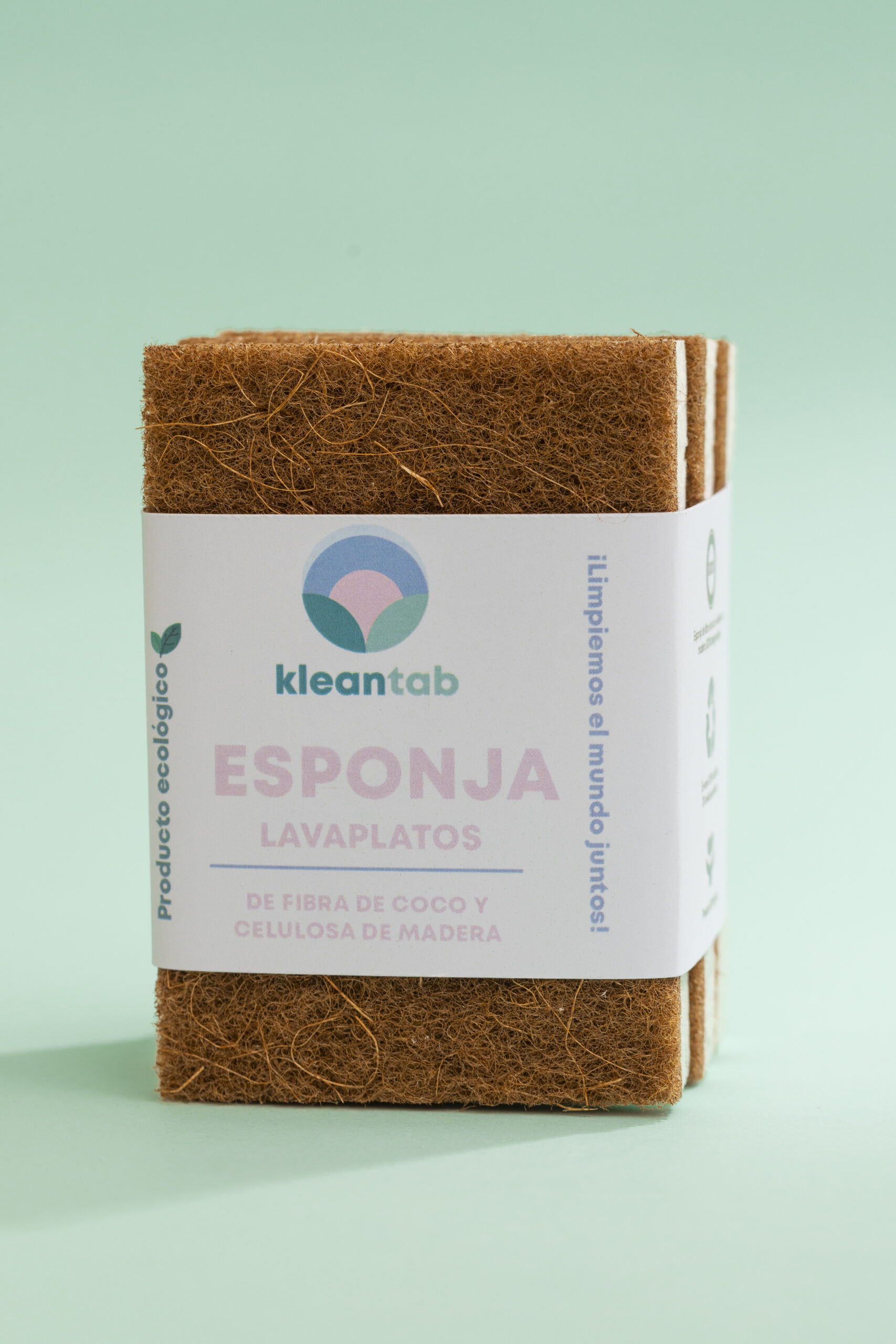 Esponja Lavaplatos de Fibra de Coco - 3 unidades
